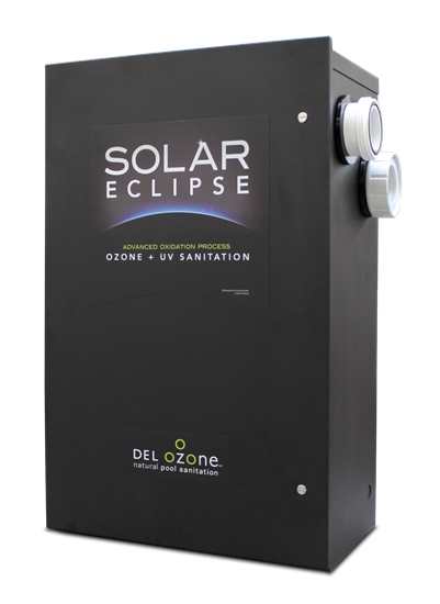 Picture of Del Ozone DEL AOP 50, 50,000 gallons, 240 VAC, 50 GPM, Inlet and Outlet 2” PVC Unions | SEC-110-26