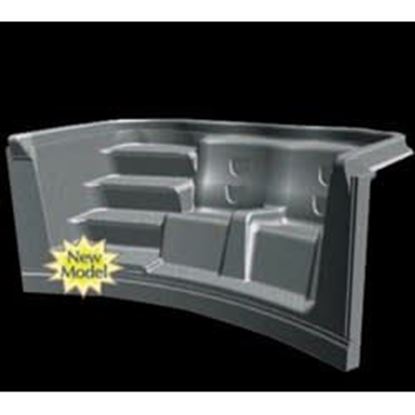 Picture of Latham 8' Curved Swim N Lounge Cantilever White ST8201B | ST8201B