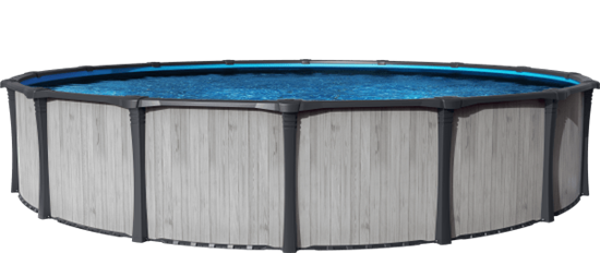 Picture of Carvin Gold Series 24' Whitewood Round Aluminum ABG Pool, 54 Wall | 97543424