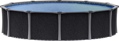 Picture of Carvin Gold Series 21' Black Rock Round Steel ABG Pool, 52 Wall | 97322421