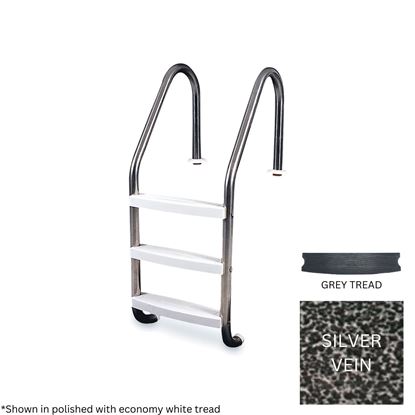 Picture of Global 3 Trd Classic Ladder Silver Vein .065 with Gray Hvy Duty Trds