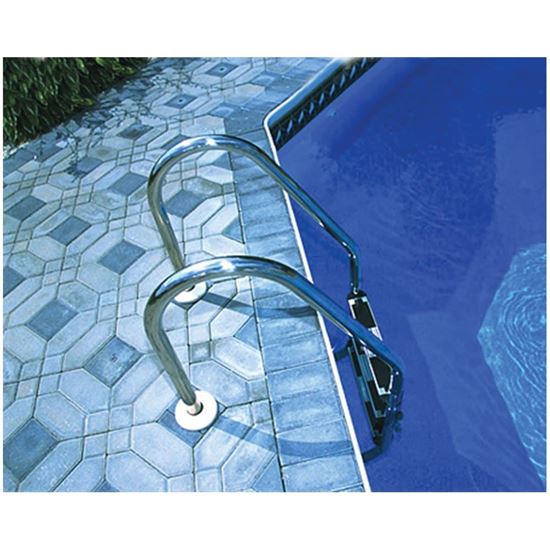 Picture of SR Smith 2 Trd Residential Ladder Plastic Trd 304 Stainless .049 | RLF-24E-2A