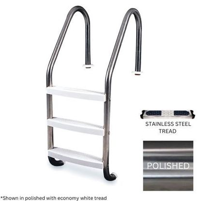 Picture of Global 3 Trd Economy Ladder .049 with Stainless Steel Trds | GPP-LD-E49-3ST-SS-SST