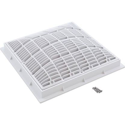 Picture of Main Drain Grate, Waterway, 12" X 12" Square, W/Frame, White 640-4720 V