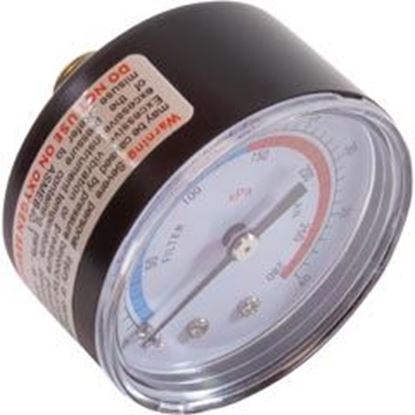 Picture of Pressure Gauge Aquapro Al75 W/ O-Ring 28Psi Plastic 10076-Acc 