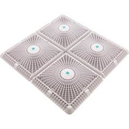 Picture of Drain Cover Aquastar Star18" Square(4x9)w/RisersWhtVGB P18NF101