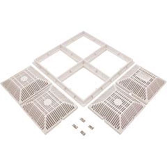Picture of POOL FRAME & GRATE 18" X 18" ( 2011 )  - WHITE 640-4770 V
