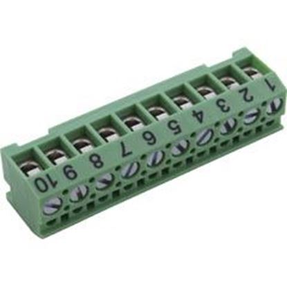 Picture of Terminal Bar Zodiac Jandy AquaLink RS 10-pin Green 6610+