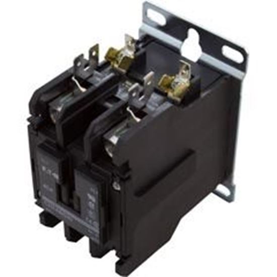 Picture of Contactor 2 Pole 50 Amp 220Cv Coil 21000100