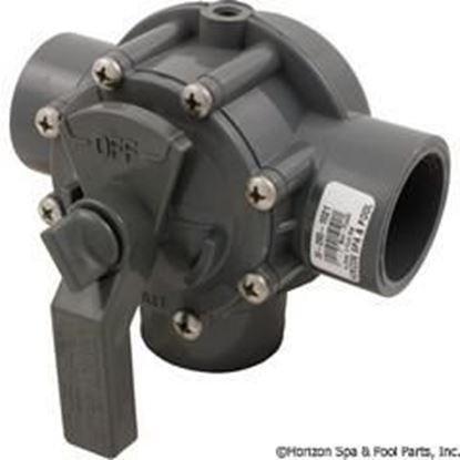 Picture of Diverter ValveJandy/Zod 1-1/2"s/2"spg Non-Pos 3 Port Gry 3344