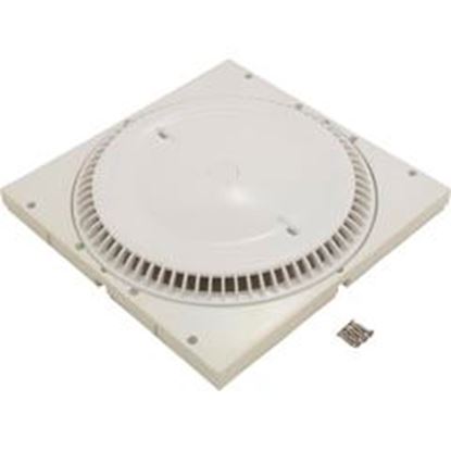 Picture of Main Drain Grate Afras 12" x 12" Square w/SS Screws Wht 10064ACW