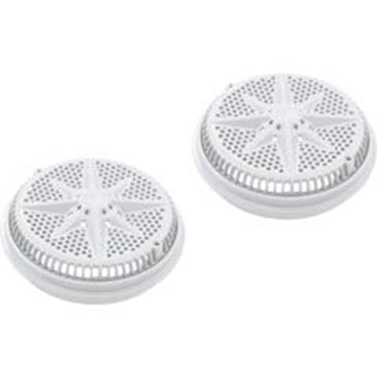 Picture of Main Drain GratePentStarGuard8"112gpmWhtqty 2Long Ring 500140