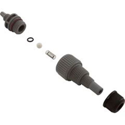 Picture of Injection FittingBlue-White1/2" & 1/4"mpt3/8"od tube6psi C-395N-6A