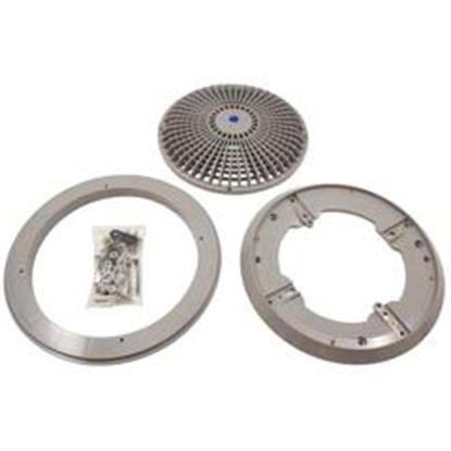 Picture of Main Drain Grate Retro 10" Round Universal Light Gray A10RCFR103