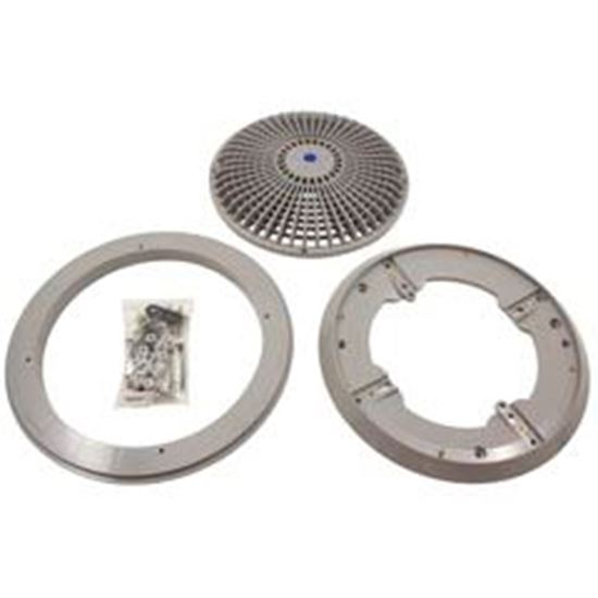 Picture of Main Drain Grate Retro 10" Round Universal Light Gray A10RCFR103