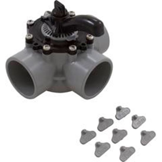 Picture of Diverter Valve 2In S X 2.5In Sp 3-Way Gray 25933-201-000