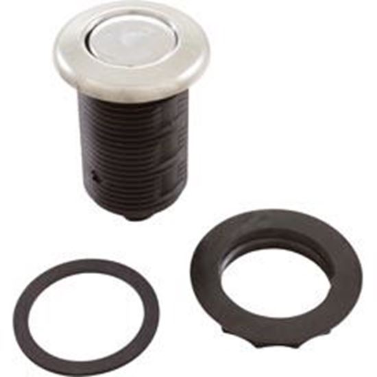 Picture of Air Button TDI 3428 Low Prof1-1/4"hs1-5/8"fd Chrome MPT-57570-3428