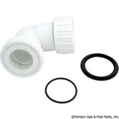 Picture of 90 Elbow HydroQuip 1-1/2"x 2"pump to Heater w/o t-well 48-0001-S