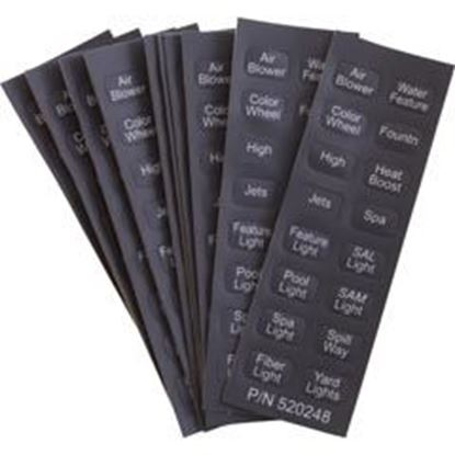 Picture of Label Pentair EasyTouch/Compool QuickTouch I Wireless 520124