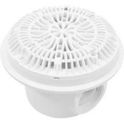 Picture of Main Drain CMP 8" Galaxy 2"fpt White 25519-000-000