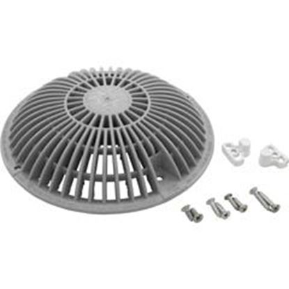 Picture of Main Drain GrateRetro 8" RoundMoFloww/HardwareLight Gray R8MF103
