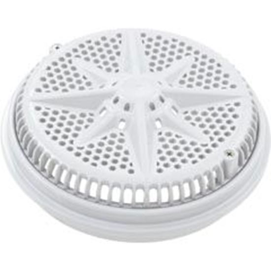 Picture of Main Drain GratePentairStarGuard8"112gpmWhiteLong Ring 500108