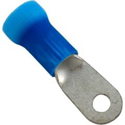 Picture of Ring Terminal 6 AWG #10 Stud Blue Quantity 25 60-555-1729