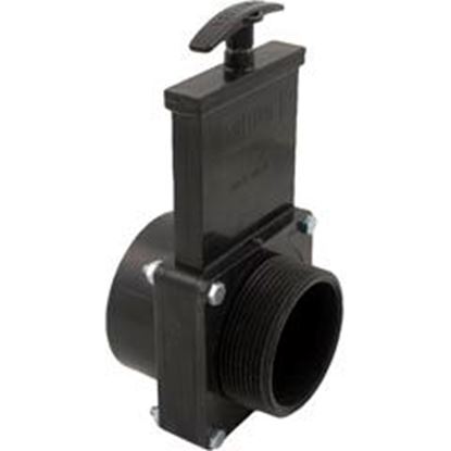 Picture of Gate Valve 3 pc Valterra 3"s x 3"mpt 30psi Black 7305