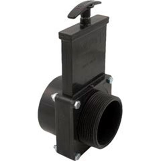 Picture of Gate Valve 3 pc Valterra 3"s x 3"mpt 30psi Black 7305