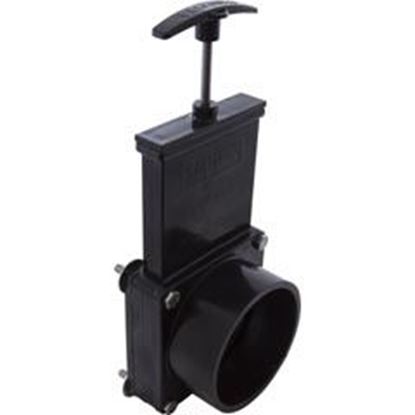 Picture of Gate Valve 3 pc Valterra 3"s x Tank Flange 30psi Black 7311