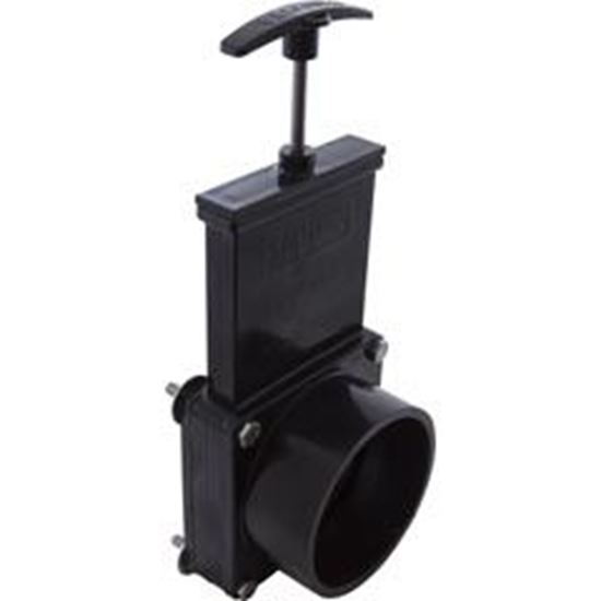 Picture of Gate Valve 3 pc Valterra 3"s x Tank Flange 30psi Black 7311