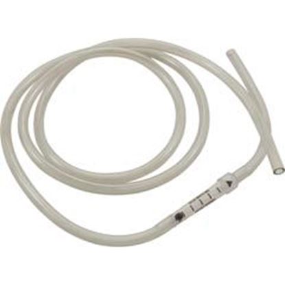 Picture of Flow Indicator Blue-White Glass with 3/8" Tubing 5' 70000-638