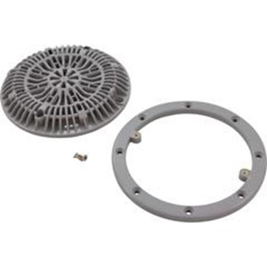 Picture of Vinyl Liner Pool Main Drain Ring 8" Galaxy Lid (Gray) 25548-001-000