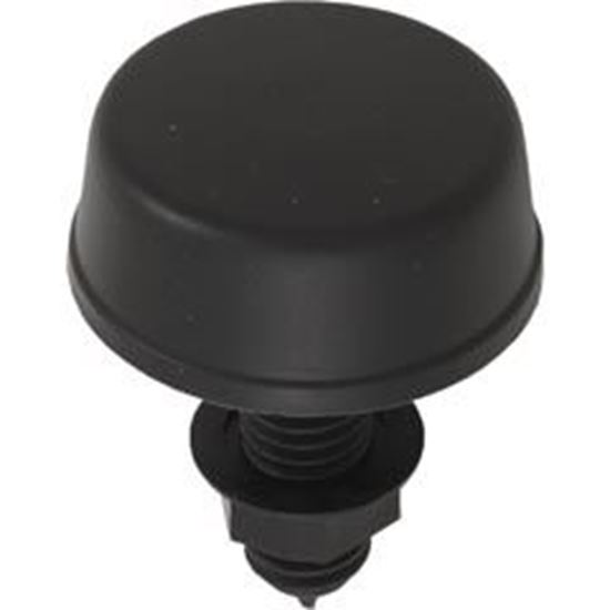 Picture of Air Button Herga Mushroom 13/16"hs 2-1/4"fd Thd Black 6433-AZZZ