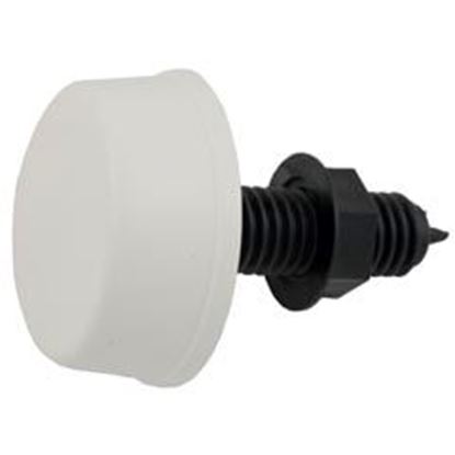 Picture of Air Button Herga Mushroom 13/16"hs 2-1/4"fd Thd White 6433-CZZZ
