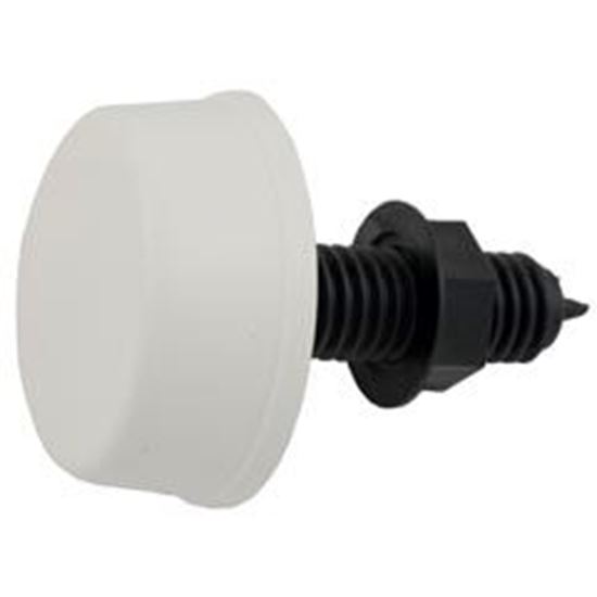 Picture of Air Button Herga Mushroom 13/16"hs 2-1/4"fd Thd White 6433-CZZZ