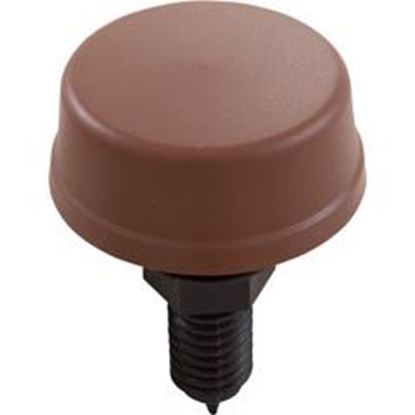 Picture of Air Button Herga Mushroom 13/16"hs 2-1/4"fd Thd Brown 6433-ZEZZ