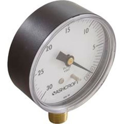 Picture of Vacuum Gauge 1/4"mpt 0-30 in.Hg Bottom Mount Generic 1422