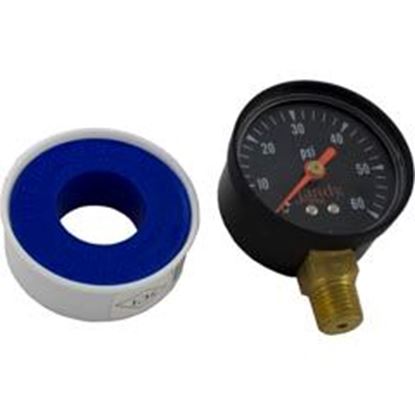Picture of Pressure Gauge Zodiac Jandy 1/4"mpt 0-60psi Bottom Mount R0556900
