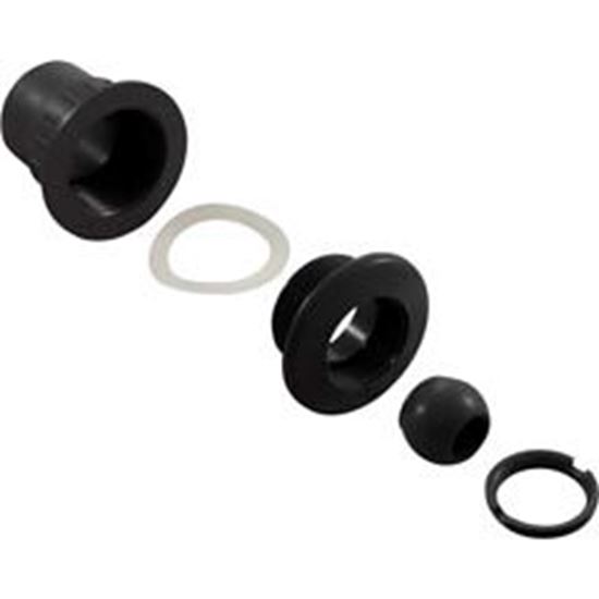 Picture of Fiberglass Wall Fitting With Eyeball Black 25523-704-000