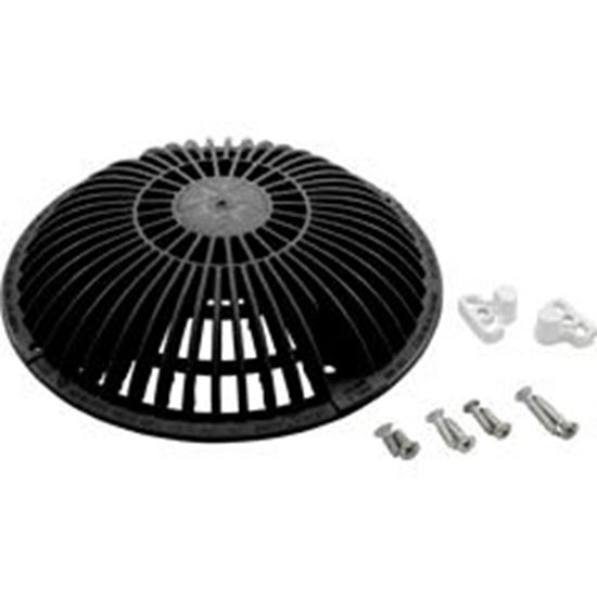 Picture of Main Drain GrateRetro 8" RoundMoFloww/HardwareDark Gray R8MF105