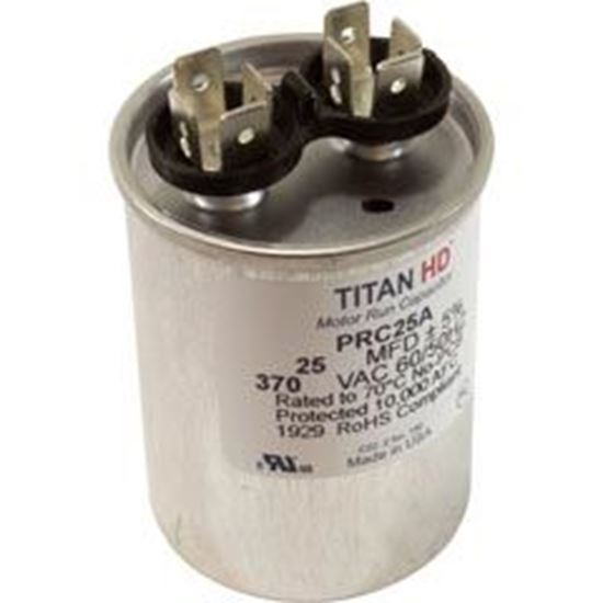 Picture of Run Capacitor 25 MFD 370v 1-3/4" x 2-3/8" RD-25-370