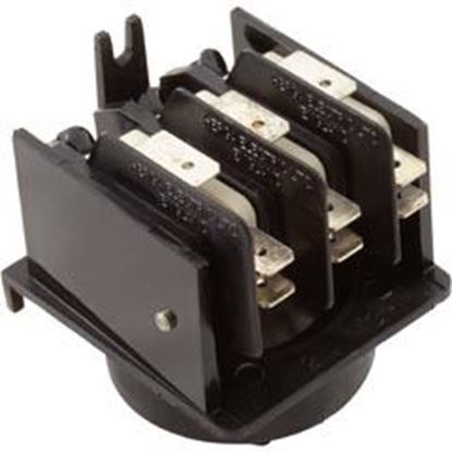 Picture of Air Switch Herga 4 Function 20a 3PDT Thd White Cam 6806-008
