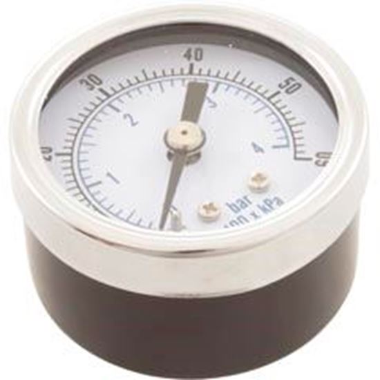Picture of Pressure Gauge 1/8"mpt 0-60psi Back Mount Generic 17-555-1020