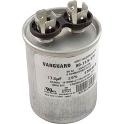 Picture of Run Capacitor 17.5 MFD 370v 1-3/4" x 2-7/8" RD-17.5-370