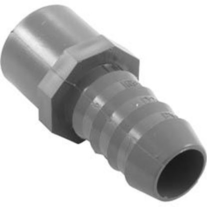 Picture of Adapter 1/2" Slip x 3/4" Spigot x 3/4" Barb 1432-007