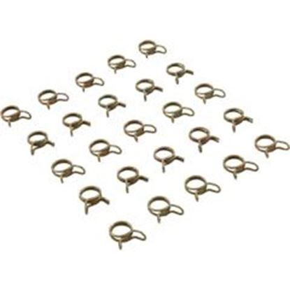 Picture of Tubing Clamp 0.500" Ideal OD Double Wire Quantity 25 DW-8ST-ZD