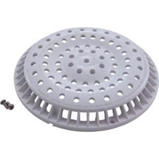 Picture of Main Drain Grate Waterway Anti Vortex 8" Round White 642-2150 V