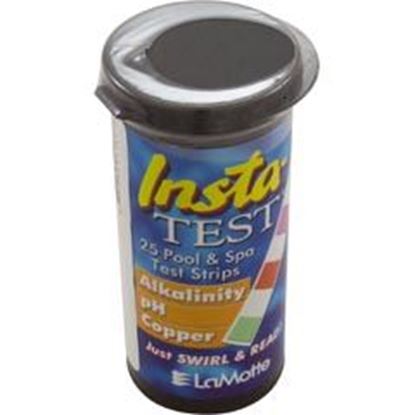 Picture of Test Strips Copper/pH/Alk Multilingual 25ct 3001-G-12