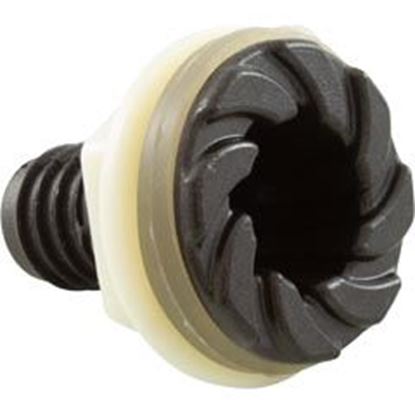 Picture of Bulkhead Fitting Waterway 3/4"b SwirlDark Silver Glitter 212-1839-DSG